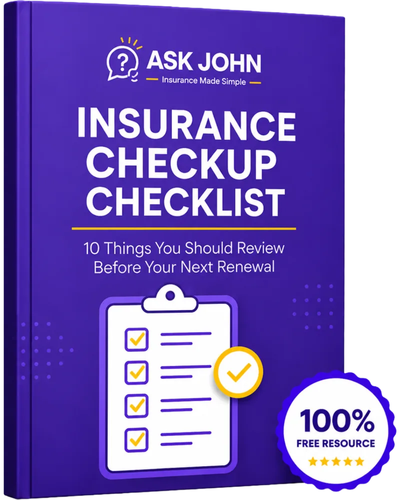 Insurance Checkup Checklist guide cover